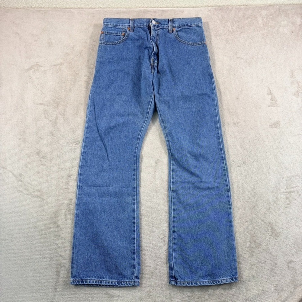 Vintage Levi's 517 Boot Cut‎ Jeans Men 33x30 (Fits 33x32) Blue Cowboy Y2K
